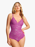 Lace Smooth Firm Control Thong Bodysuit