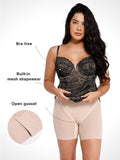 Popilush? Formal Bodycon Party Summer Cocktail Gown The Lace Shapewear Dress Corset Style Midi