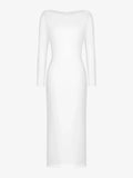 Popilush? Outerwear White / S The Popilush Long Sleeve Sheer Mesh Maxi Cover-Up
