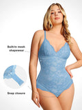 Lace Smooth Firm Control Thong Bodysuit