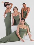 Built-In Shapewear Slip Maxi Lounge Dress