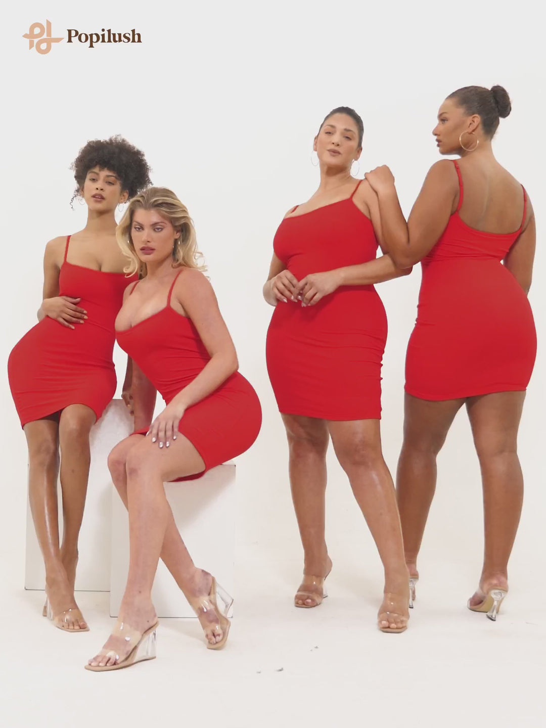 Built-In Shapewear Slip Mini Lounge Dress