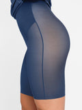 Popilush? Built-In Shapewear Denim Bustier Midi Dress