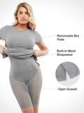 Popilush? Built-In Shapewear Mock Neck Modal Dresses