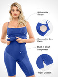 Popilush? Built-In Shapewear Slip Ruched Midi Dress