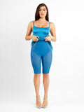 Popilush? Built-In Shapewear Slip Shine Maxi Dress
