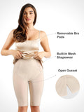 Popilush? Built-In Shapewear Slip Shine Maxi Dress