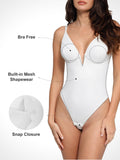 Popilush? Deep-V Neck Tummy Control Shapewear Thong Bodysuit