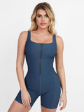 Popilush? Body Shaper Jumpsuit Tank Denim Blue / S Denim One Piece Shapewear Romper