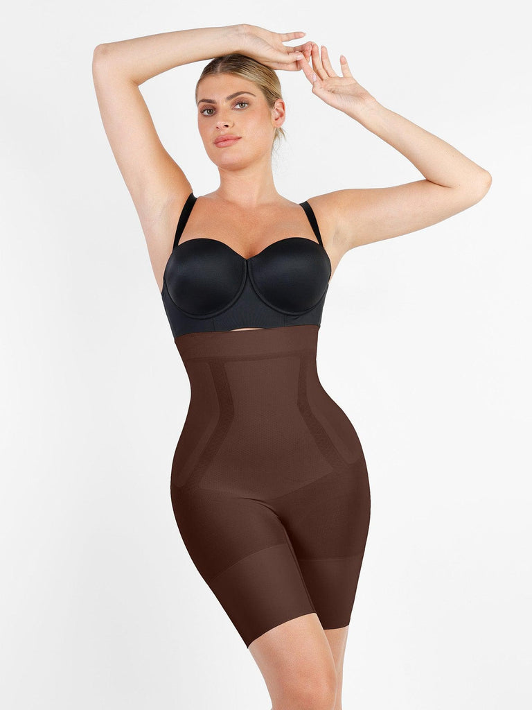 Popilush? Brown / XS/S Hourglass Booty Lift Shaping Shorts